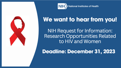 We want to hear from you! Deadline: December 31, 2023