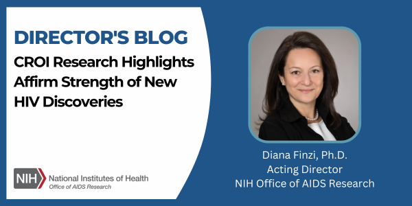 Director's Blog title and photo of
Diana Finzi, Ph.D., Acting Director