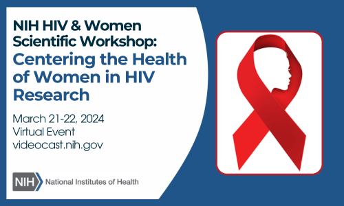 Workshop title, information, and red ribbon