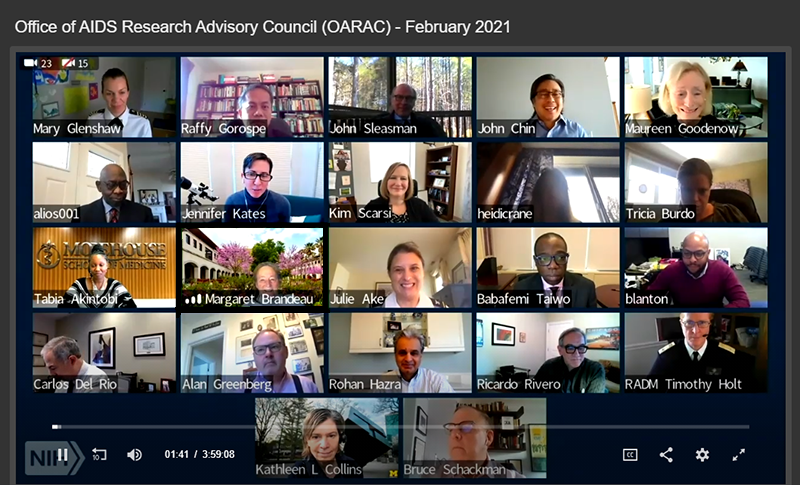 Fifty-sixth OARAC Meeting (virtual): February 25, 2021